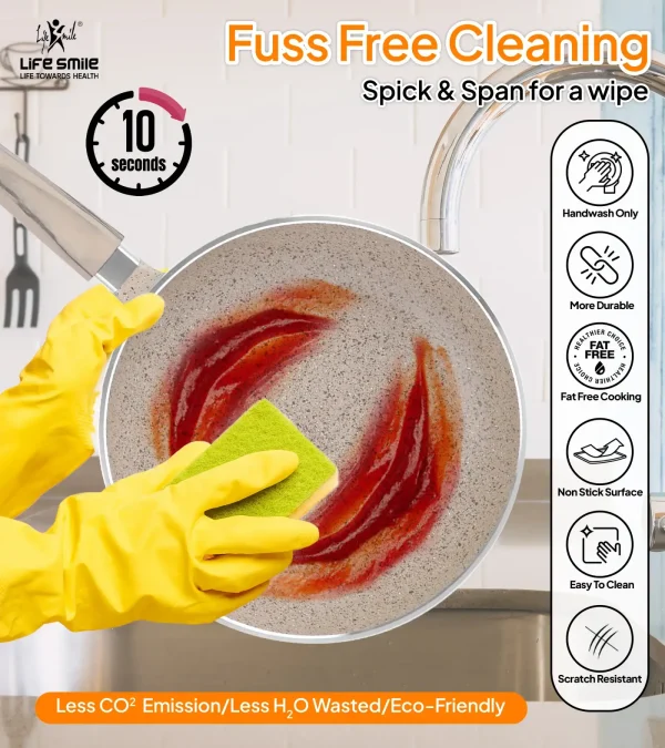 Anniversary sale, while supplies last:31 Pcs Non Stick Granite Kitchen Cooking Set with Tools