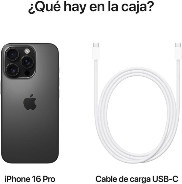 Apple iPhone 16 Pro, US Version, 256GB, Black Titanium