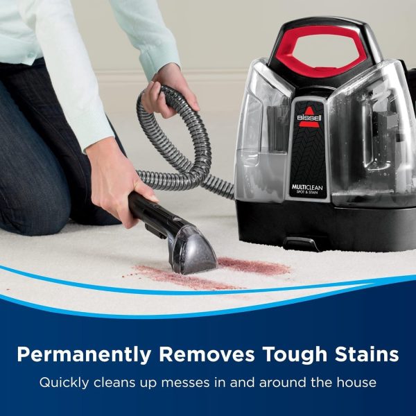 Big Summer Sale Limited Time Offer AED 99د.إ:BISSELL SpotClean ProHeat 4720E – Portable Cleaner with Powerful Suction & HeatWave Technology | Removes Tough Stains from Carpets,...