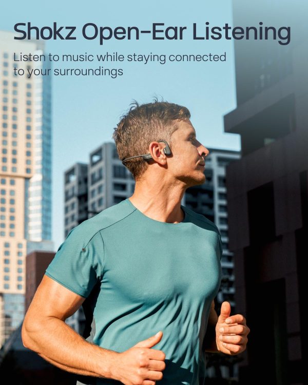 Big Summer Sale Limited Time Offer AED 99د.إ:SHOKZ New OpenRun Pro 2 - Open-Ear, Bone Conduction Sport Headphones - with Reflective Strip - Sweat Resistant, Workout Headphones -...