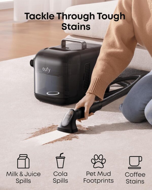 eufy E28 Omni Robot Vacuum and Mop Combo,HydroJet System,with Portable Deep Cleaner for Carpet,20,000Pa Turbo Suction,Zero-Tangling,Corner to Edge Deep Cleaning,with auto...