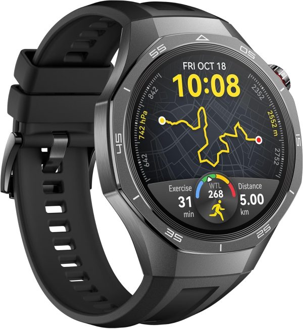 Limited-Time Sale for Summer Surprises AED 99د.إ:HUAWEI WATCH GT5 Pro 46 mm Smartwatch, Sharp-Edged Design, upto 14 Days Battery Life, Pro-level Sports Watch, Health Tracking,...