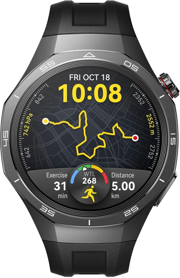 Limited-Time Sale for Summer Surprises AED 99د.إ:HUAWEI WATCH GT5 Pro 46 mm Smartwatch, Sharp-Edged Design, upto 14 Days Battery Life, Pro-level Sports Watch, Health Tracking,...