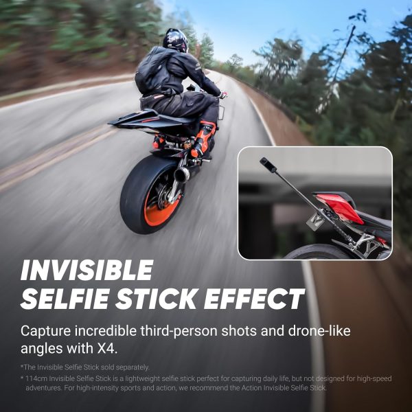 Limited-Time Sale for Summer Surprises AED 99د.إ:Insta360 X4 Endurance Bundle - 8K Waterproof 360 Action Camera, 4K Wide-Angle Video, Invisible Selfie Stick, Removable Lens...