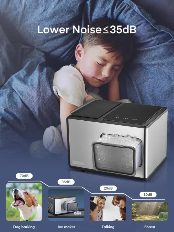 Limited-Time Sale for Summer Surprises AED 99ุฏ.ุฅ๏ผNugget Ice Maker Countertop
