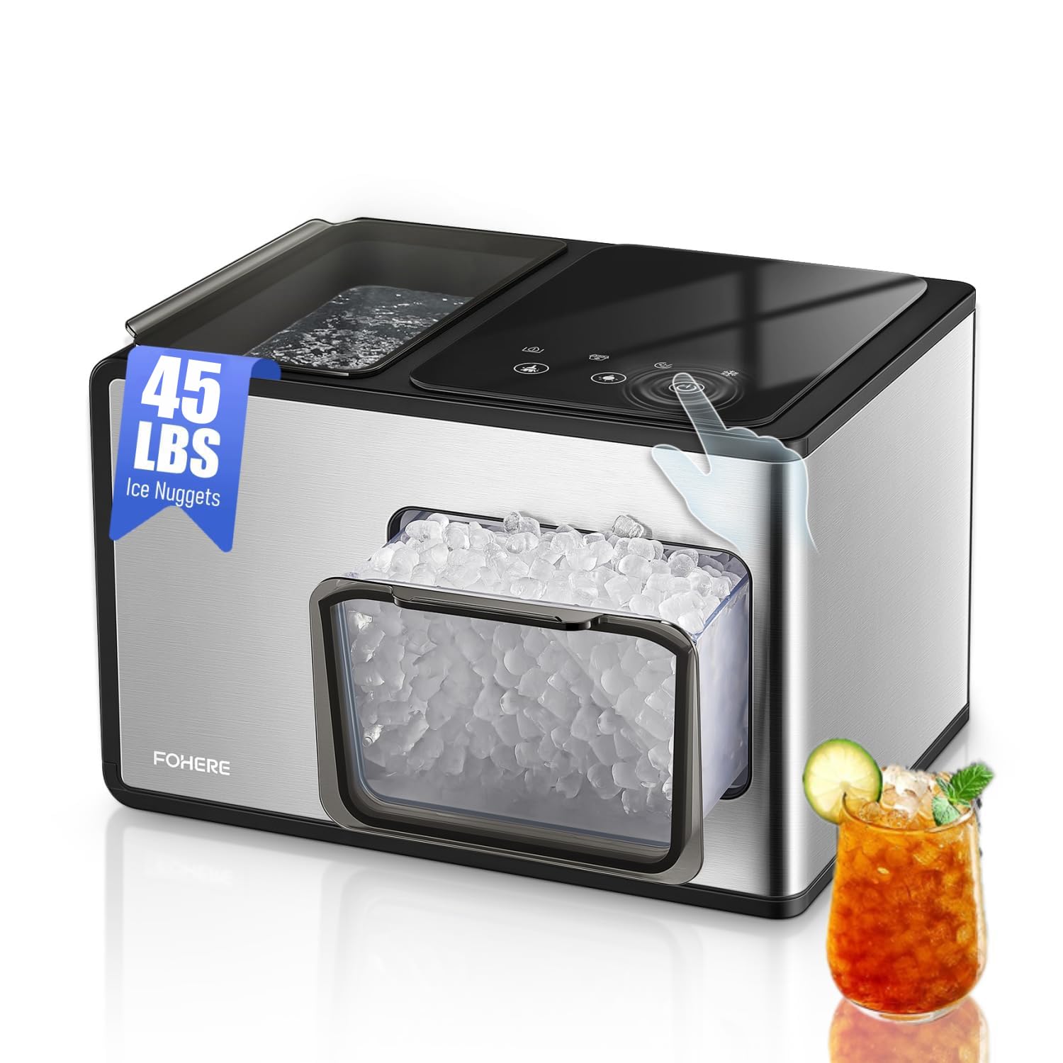 Limited-Time Sale for Summer Surprises AED 99ุฏ.ุฅ๏ผNugget Ice Maker Countertop