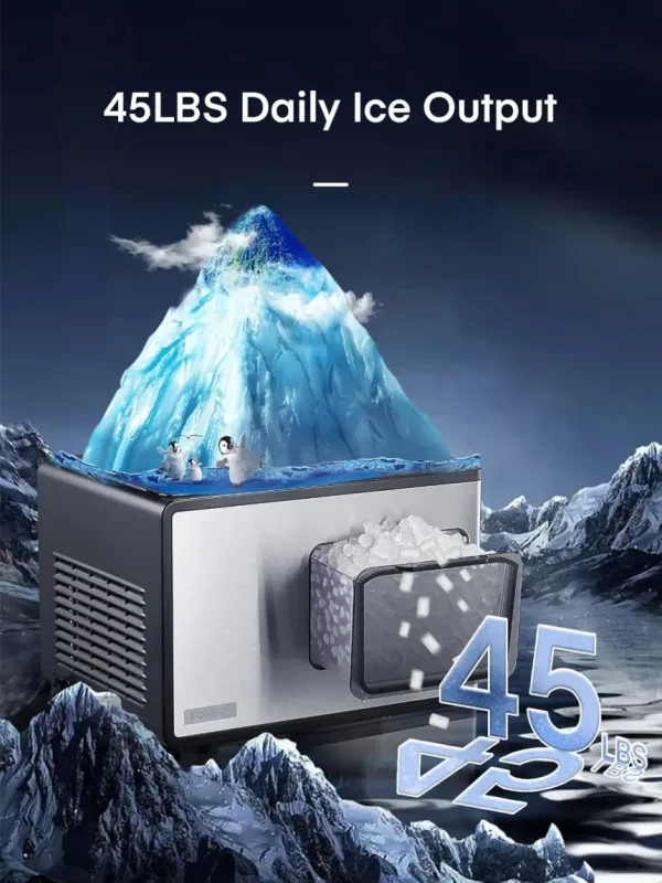 Limited-Time Sale for Summer Surprises AED 99ุฏ.ุฅ๏ผNugget Ice Maker Countertop