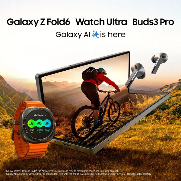 SAMSUNG Galaxy Z Fold 6 AI Cell Phone, 512GB Unlocked Android Smartphone, Circle to Search, Handsfree Live Interpreter, AI Photo Edits, Large Screen