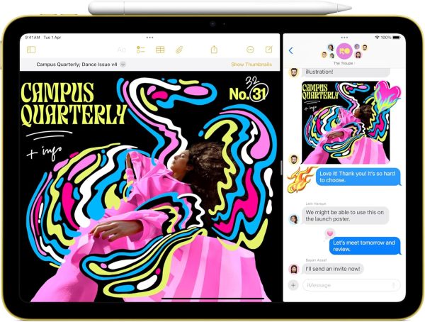 Summer Final Clearance Just AED 89د.إ:Apple iPad 11-inch: A16 chip, 11-inch Model, Liquid Retina Display, 512GB, Wi-Fi 6 + 5G Cellular, 12MP Front/12MP Back Camera, Touch ID,...