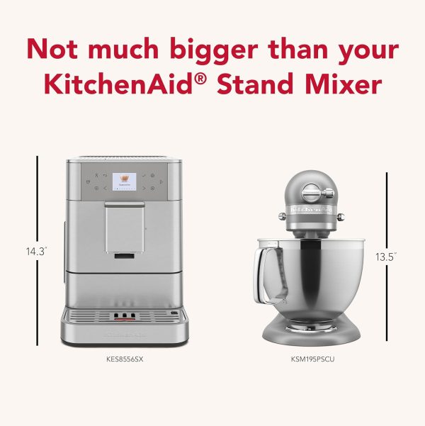 Summer Final Clearance Just AED 99د.إ:KitchenAid Fully Automatic Espresso Machine KF6, KES8556SX, Stainless Steel
