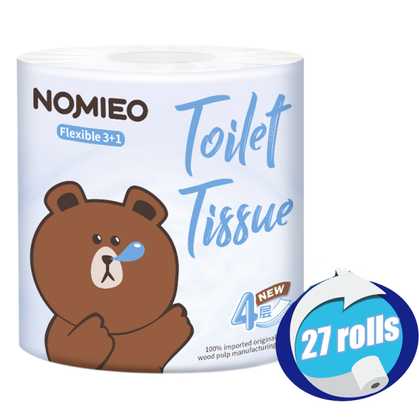 γWhile stocks last!γNomieo Toilet Paper 27 Rolls 4plys Ultra Soft Toilet Tissue