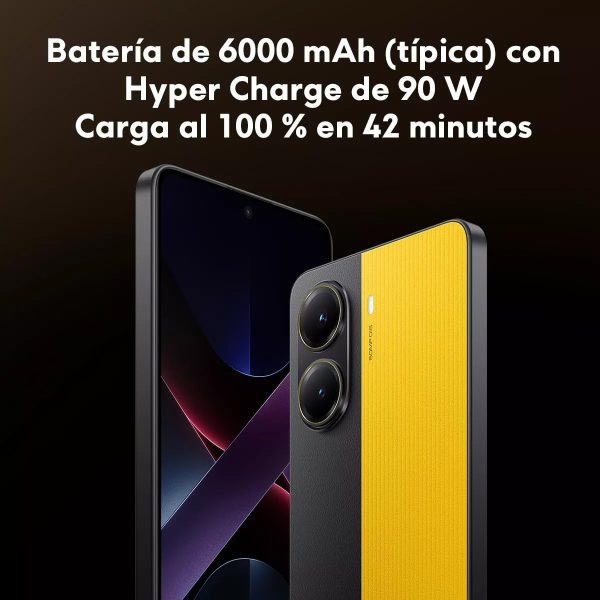 Xiaomi Poco X7 PRO 5G + 4G LTE (for Tmobile Mint Tello & Global) (512GB + 12GB) Ai 6.67" 50MP Gamers Phone NFC Dual sim Unlocked Model 2412DPC0AG (Yellow)