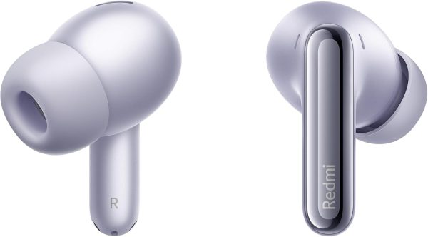 Xiaomi Redmi Buds 6 Pro Purple - 36h Battery Life, Triple Driver Hi-Fi Sound, 55 dB ANC, 20 ANC Levels, 3 Transparency Modes, Immersive 3D Audio, Bluetooth 5.3, Google Fast...